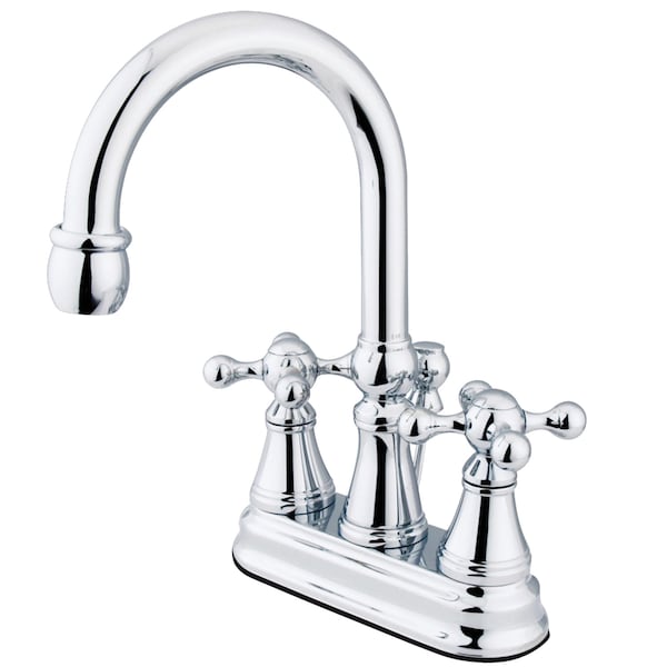 4" Centerset Bathroom Faucet, Chrome